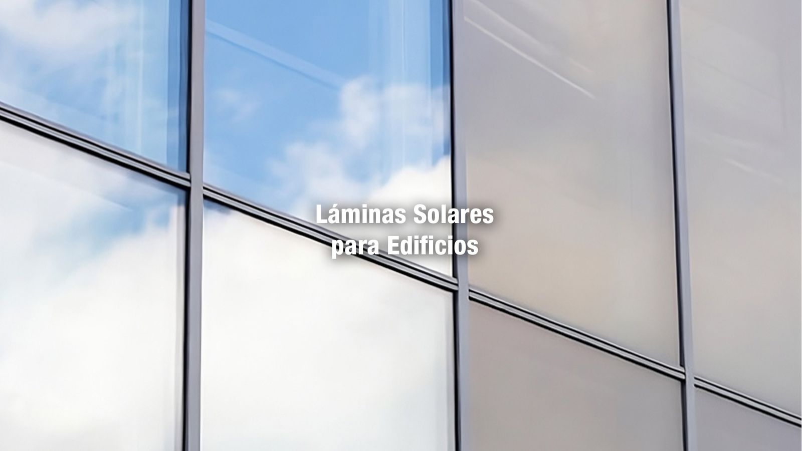 Láminas solares para edificios
